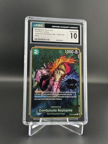 Donquixote Rosinante (One Piece Japanese Version 2nd Anniversary Set) graded CGC 10 for sale on eBay