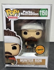 Funko Pop! Figura de vinilo Parks And Recreation Hunter Ron #1150 (Chase) nueva en caja