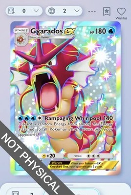 Pokemon TCG POCKET - Gyarados Shiny 2 , Wisdom of Sea and Sky, English
