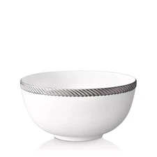 L'Objet Corde Platinum Large Serving Bowl   NEW!!!!