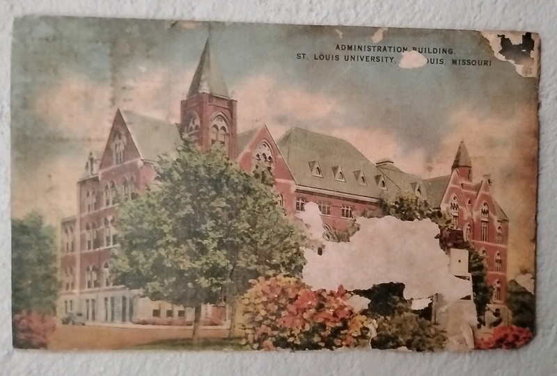 Vintage Postcard From St. Louis University -1945
