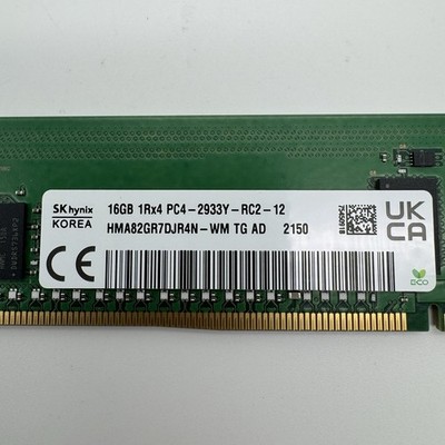 16GB SK Hynix DDR4 2933MHz 1Rx4 PC4-23400 RDIMM ECC Registered