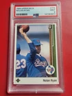 Nolan Ryan 1989 Upper Deck Baseball Card #774 PSA 9 MINT
