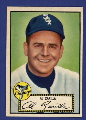 1952 TOPPS Al Zarilla Black Back #70 NM