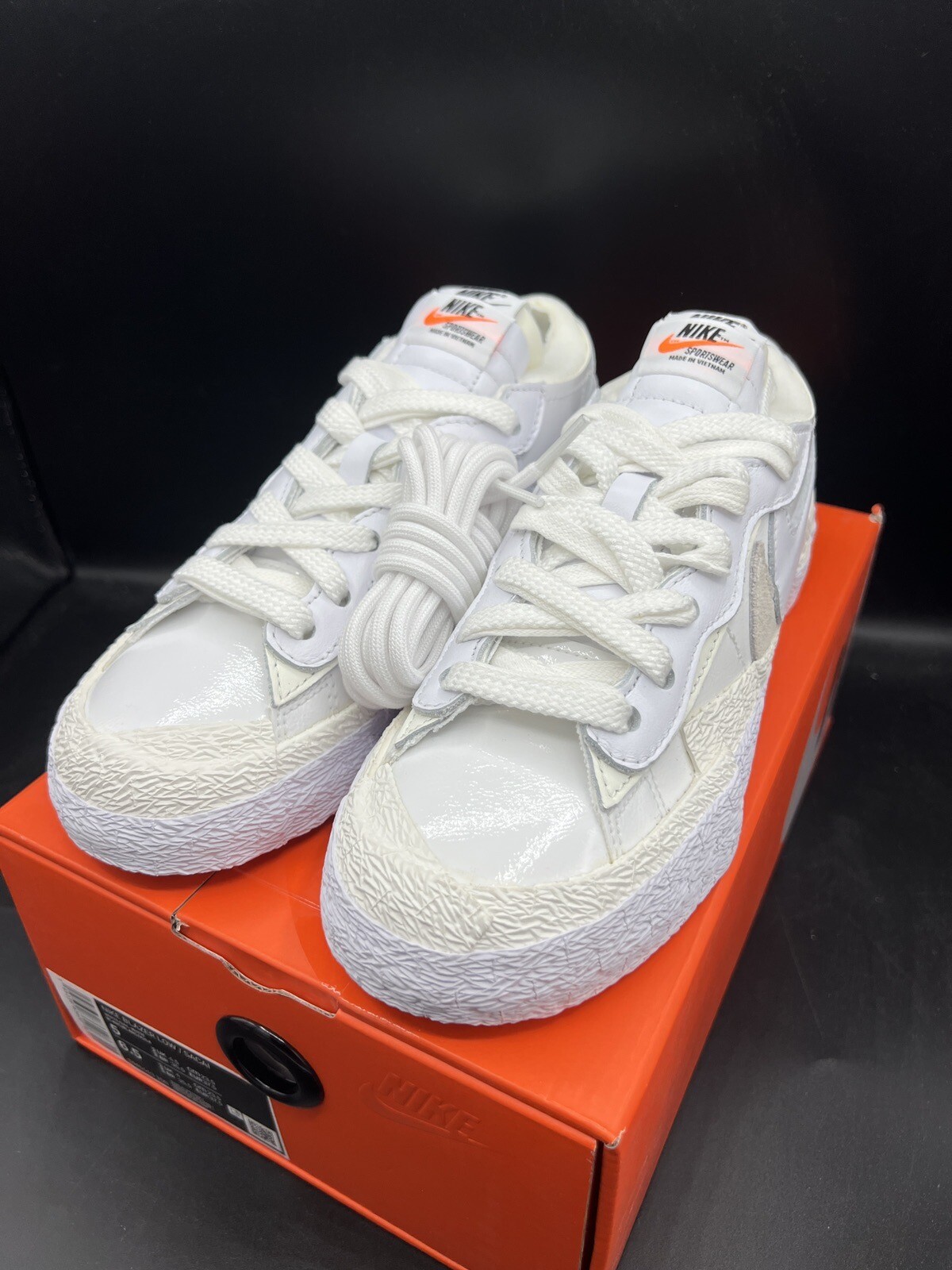 SACAI X NIKE Nike Blazer Low x Sacai Sail taglia 5 uomo donna 6 5 NUOVO OG TUTTE (DM6443 100)