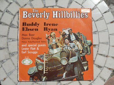 1965 TV - THE BEVERLY HILLBILLIES - BUDDY EBSEN,IRENE RYAN - UK HALLMARK - LP