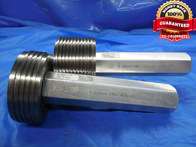 3 1/16 6 STUB ACME 2G THREAD PLUG GAGE 3.0625 GO NO GO P.D.'S = 3.0125 & 3.0352