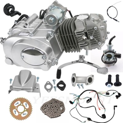 140cc Semi Auto Engine Motor Kit 4-Stroke for Go Kart Golf ATV Quad Apollo Buggy