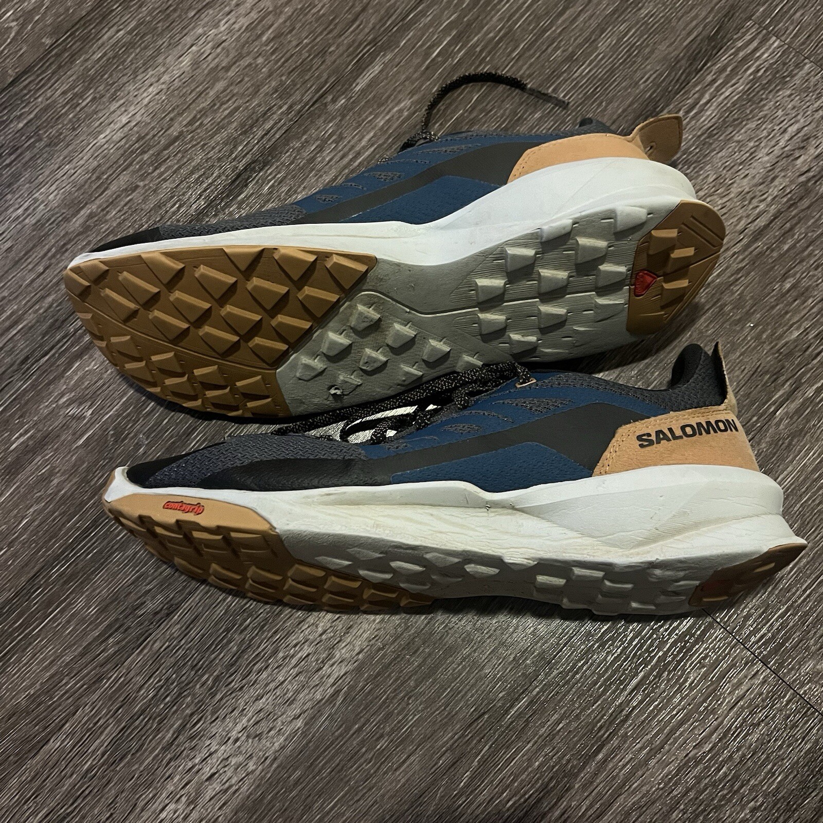 Scarpe da trekking Salomon uomo Patrol blu e marrone 10 5