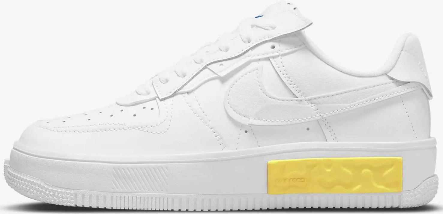 Nike Air Force 1 Fontanka White Opti Yellow W for sale | eBay