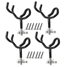 HOT 4PCS Sure Grip Steel 20 Degree Angle Rod Holder for Fishing Boat Rod Pod