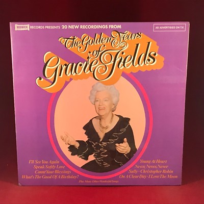 GRACIE FIELDS The Golden Years Of 1975 UK vinyl LP record Best of B
