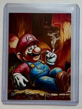 Super Mario Limited Edition Artist Signed "The Stoner" Trading Card 4/10