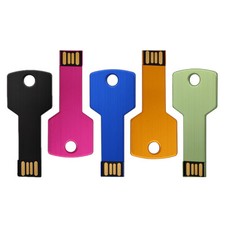 1/5Pack USB 2.0 Flash Thumb Drive Key Shape USB Memory Sticks Pen Drive