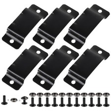 6 Pcs Metal Measuring Tape Belt Holder with Rivets for Hanging Tool Belt