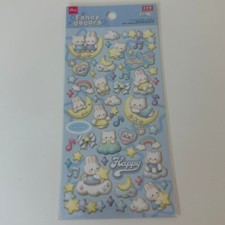 Daiso Fancy Decora Bunny Bear Sticker Sheet