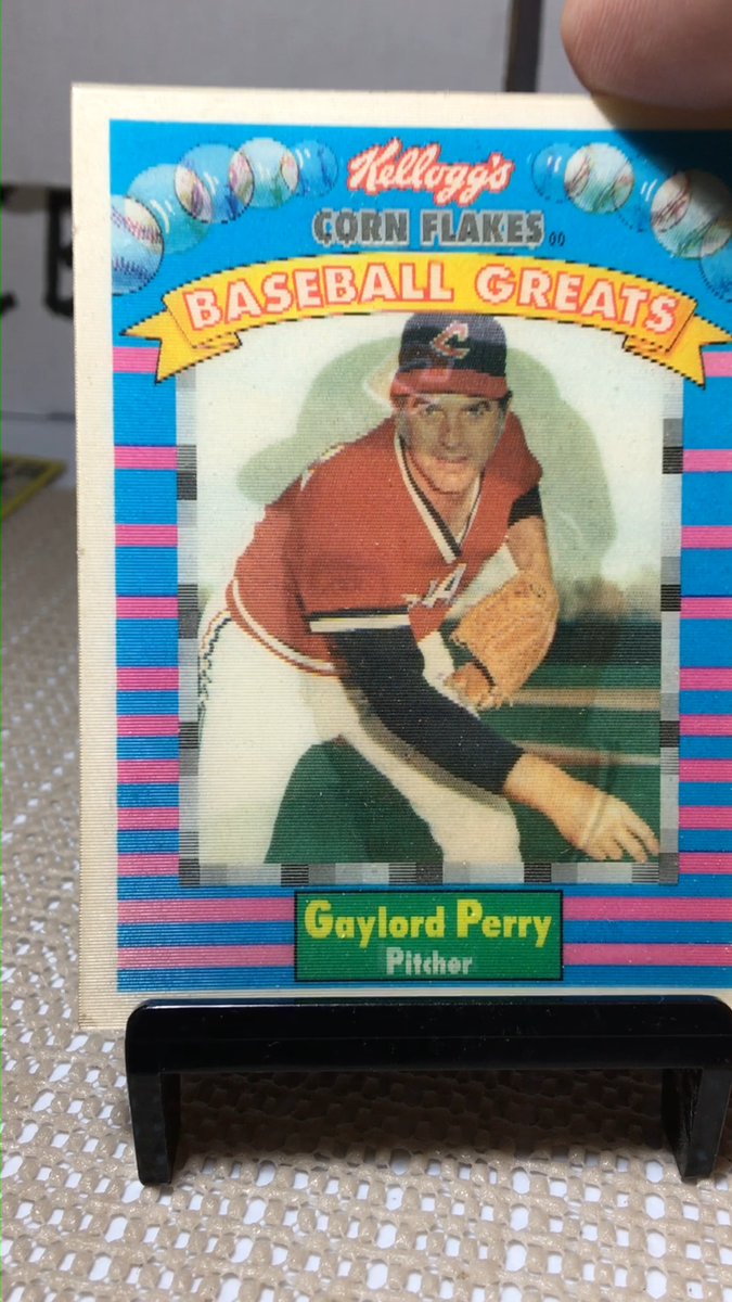 1991 Sportflics Kellogg's Corn Flakes Baseball Greats Gaylord