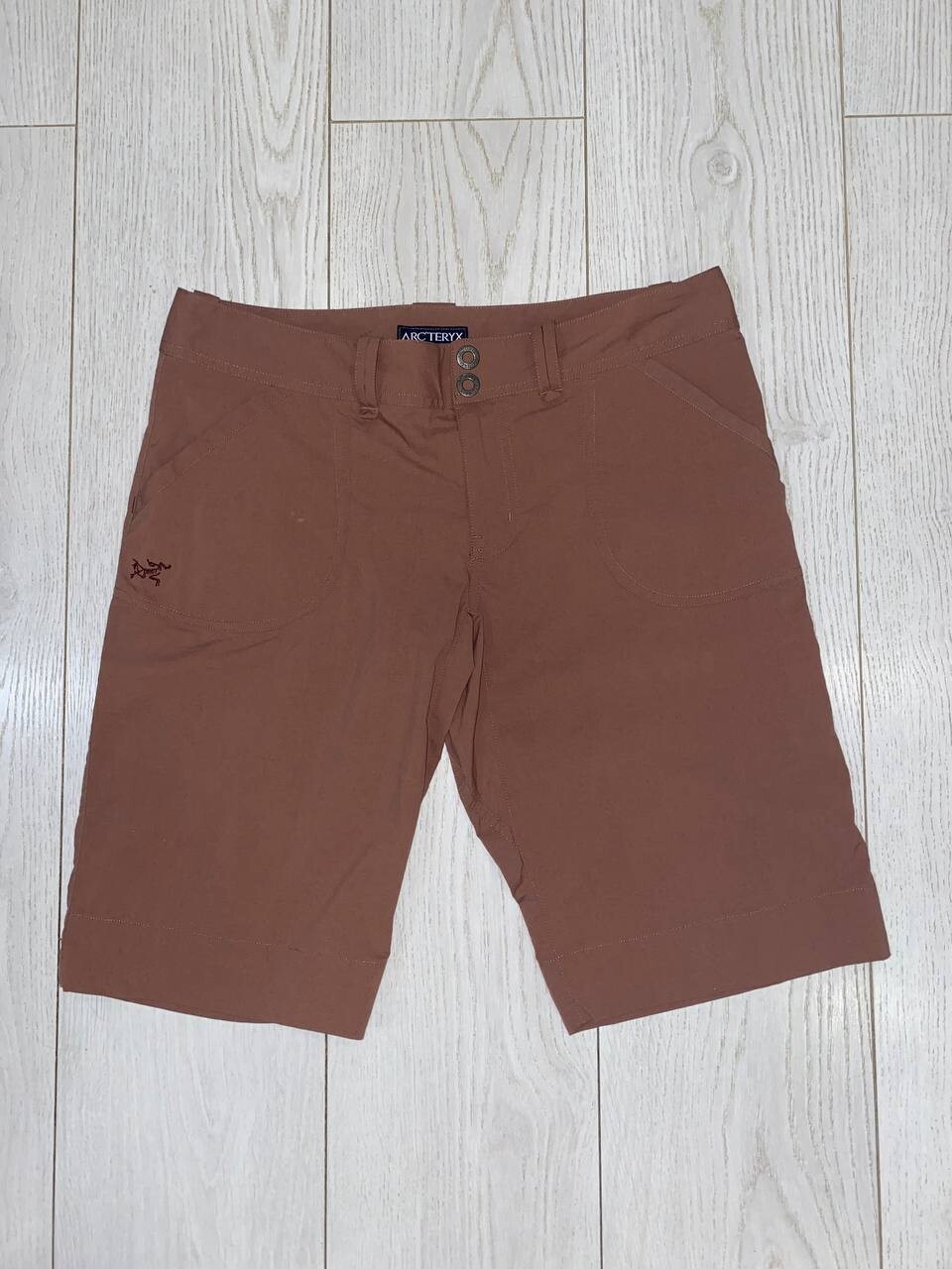 Pantaloncini softshell da donna Arc'teryx taglia S M (8) marroni trekking