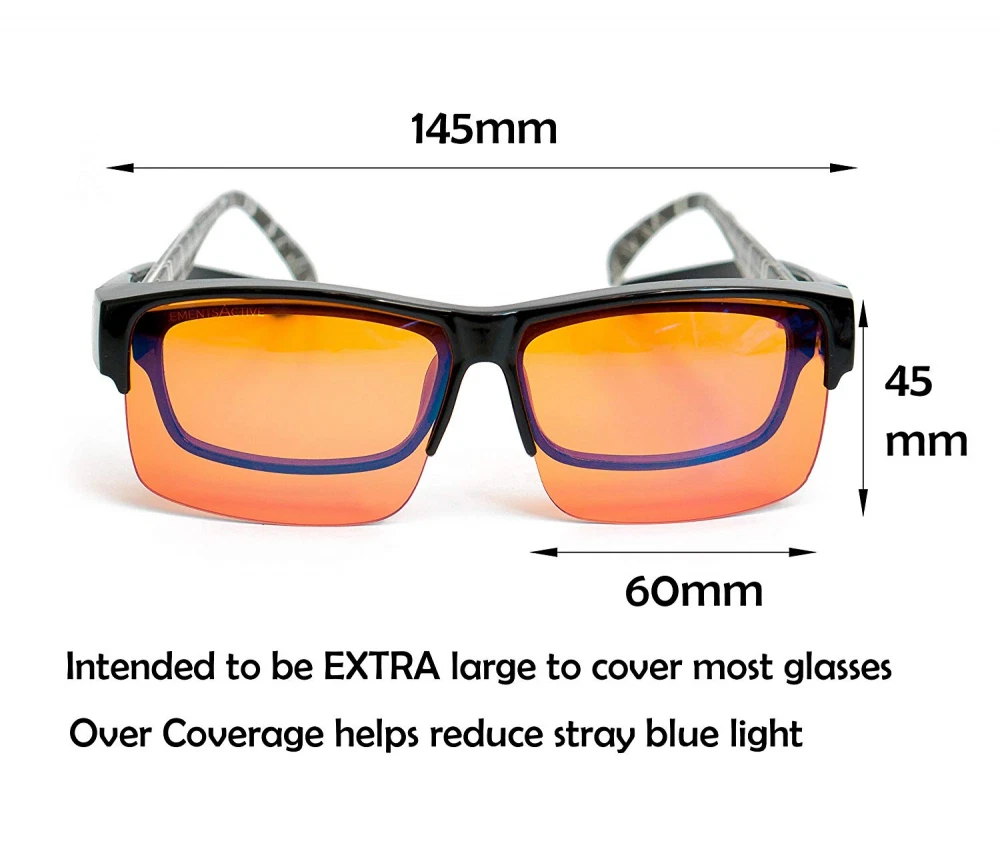 Blue Light Blocking Glasses - Universal Fitover Series