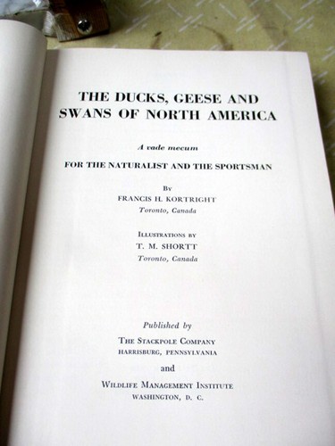 THE DUCKS, GEESE & SWANS Of NORTH AMERICA,1953,Francis H. Kortright,Illust - 第 2/7 張圖片