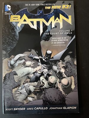 Batman Vol. 1 : The Court of Owls by Scott Snyder (2013, Trade Paperback)