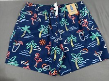 NWT Chubbies The Neon Lights Classic Swim Trunks 5.5  Large