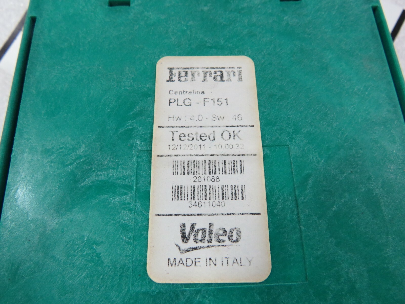 Ferrari FF, Power Liftgate ECU Control Module, Used, P/N 281088