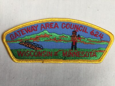 Gateway Area Council twill plastic back BSA CSP Patch