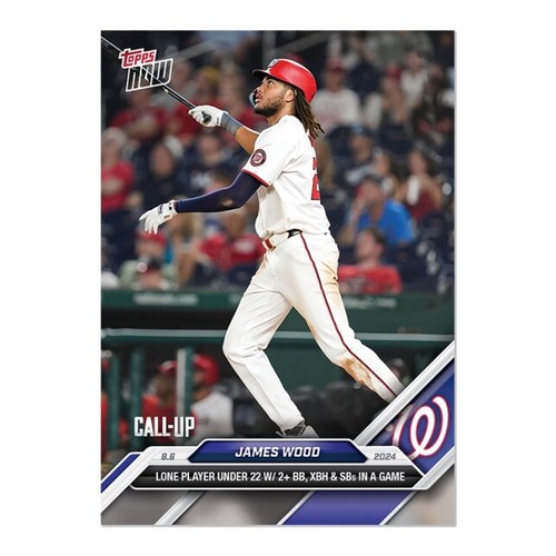 2024 Topps Now 522 James Wood