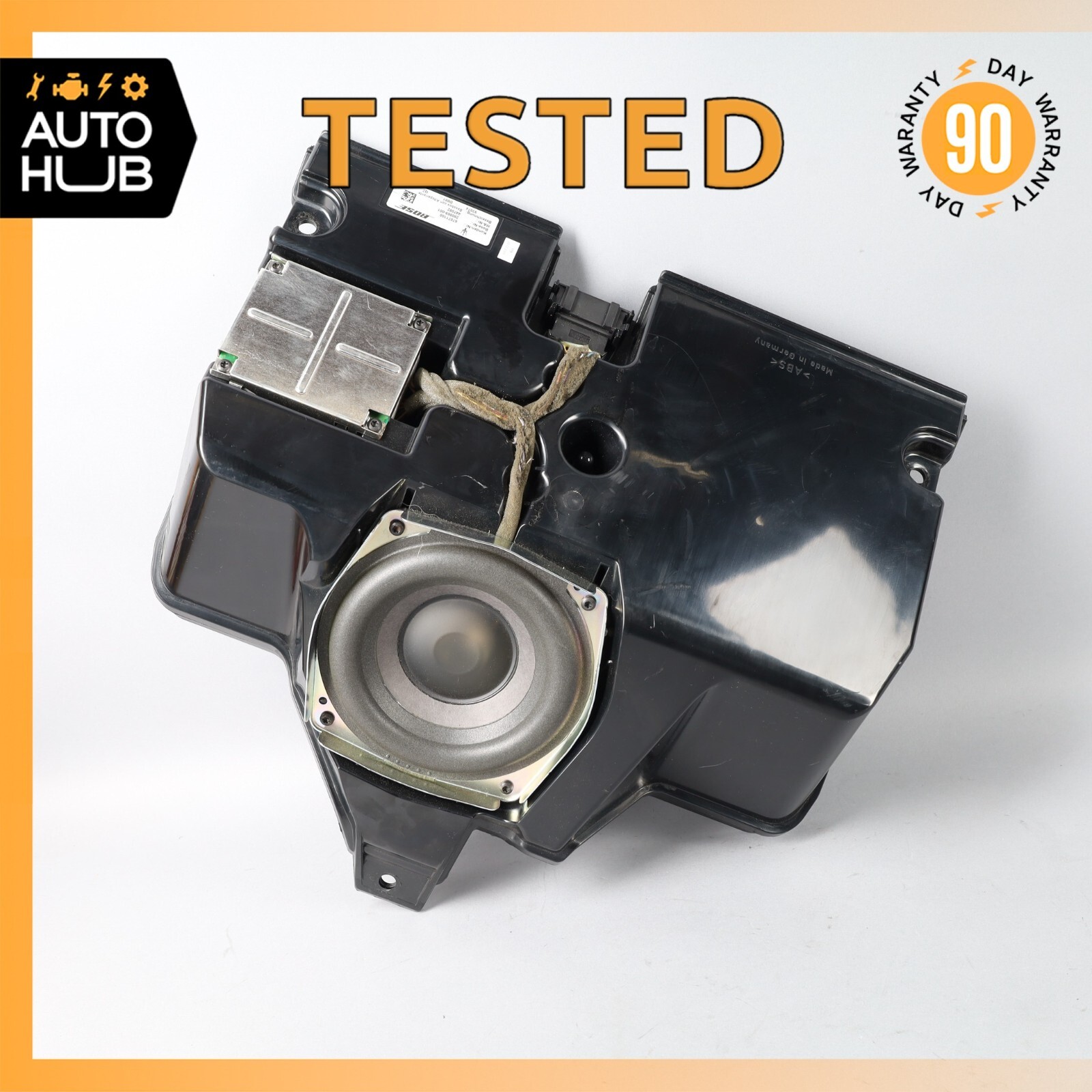 03-19 Maserati GranTurismo Front Bose Subwoofer Sub Woofer Sound Speaker OEM