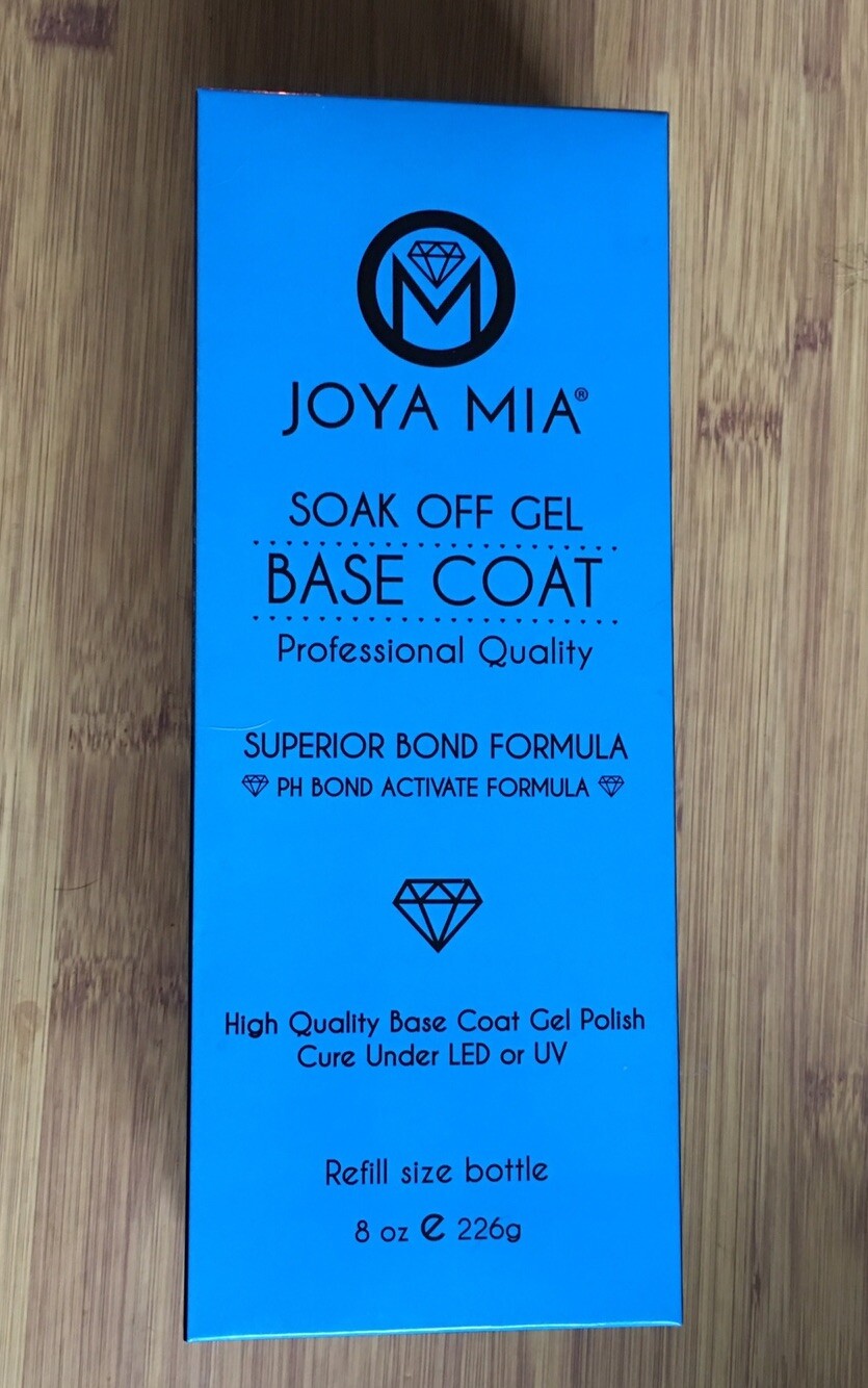 JOYA MIA Professional Top Base Coat Gel Polish Soak Off8oz Refill Size