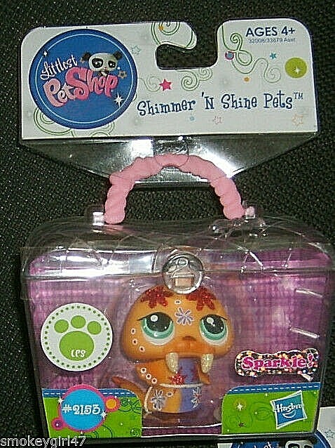 Littlest Pet Shop Shimmer N Shine Figure #2153 WALRUS, MIB