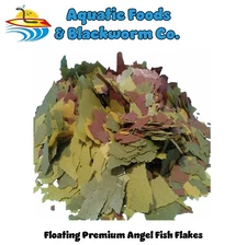 Angel Cichlid Tropical Fish Flakes, USA Made