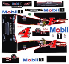  4 Kevin Harvick Mobil 1 Chevrolet SS 2014 1/64th Scale Nascar Waterslide Decals