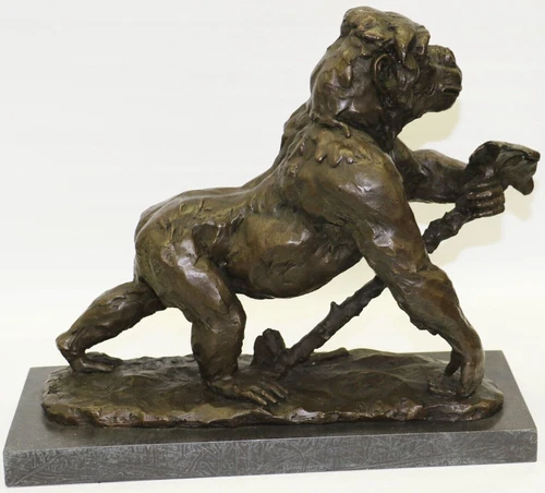 Silverback Gorilla Bronze Sculpture King Kong Figurine‏ Statue Home Decor Sale
