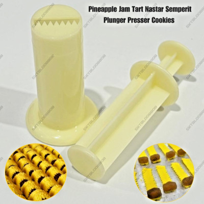 Pineapple Jam Tart Nastar Semperit Plunger Presser Cookies tool mold FREE SHIP