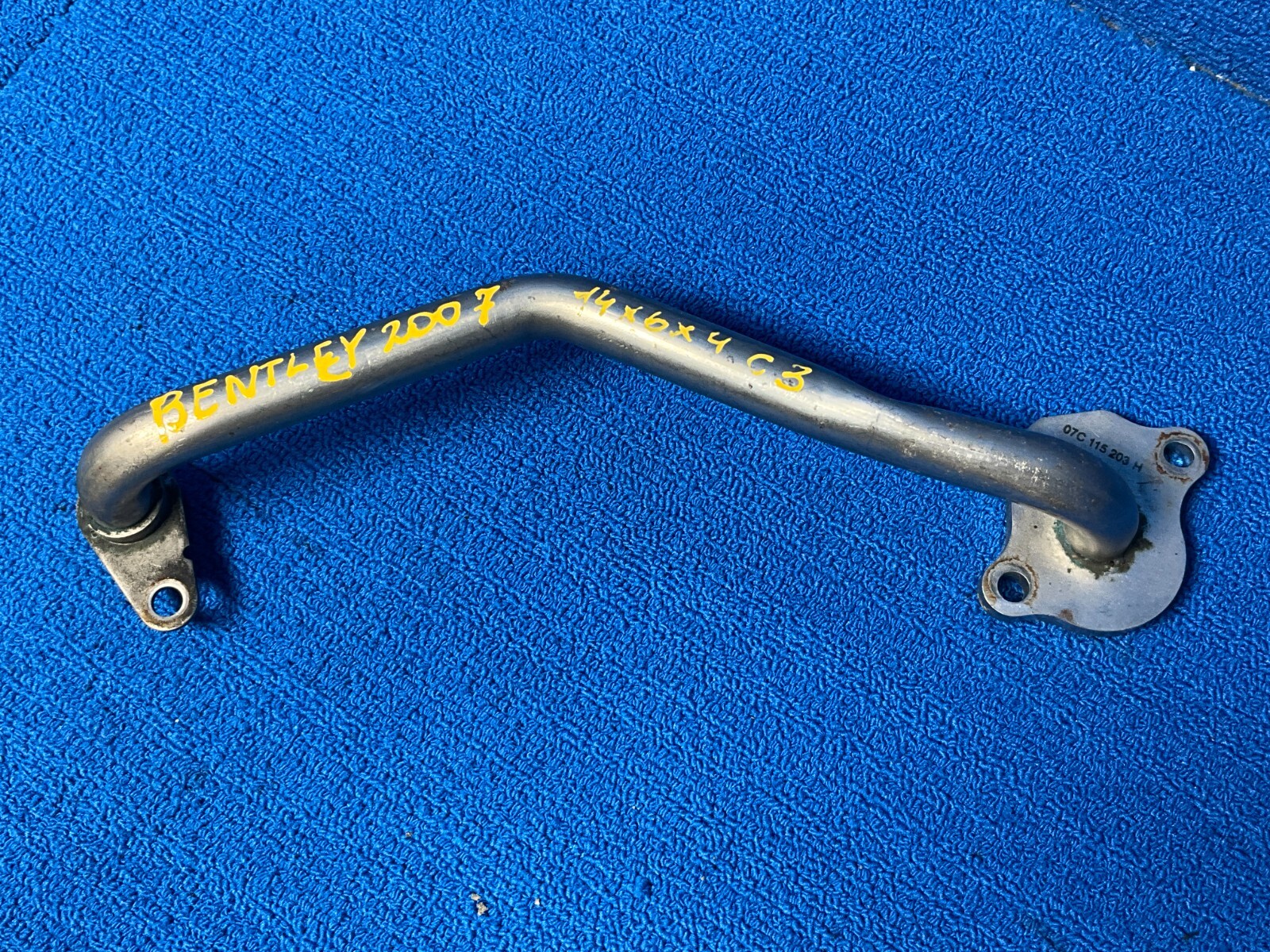 2006 - 2010 BENTLEY CONTINENTAL GTC ENGINE OIL PIPE OEM
