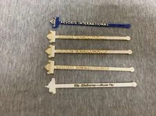 Vintage Atlantic City Resorts International & The Shelburne Swizzle Stick Lot