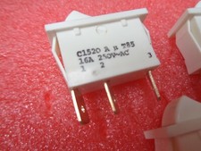ARCOLECTRIC WHITE ROCKER SWITCH, C1520 SPDT On-Off-On 16A 250V QUALITY PART