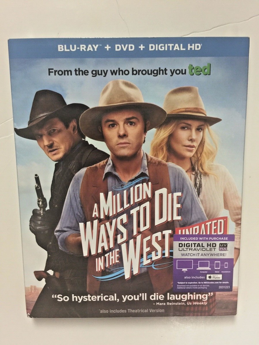 A Million Ways to Die in the West (Blu-ray/DVD, 2014, 2-Disc