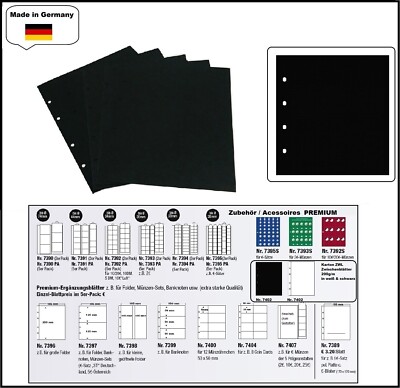 5-SAFE-7402-Schwarze-Zwischenblätter-ZWL-Für-PREMIUM-Münzhüllen-Banknotenhüllen
