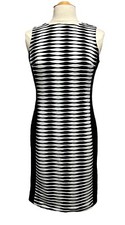 Emma & Michelle Wear-to-Work Casual Dress 6 Black&White Pencil Dress