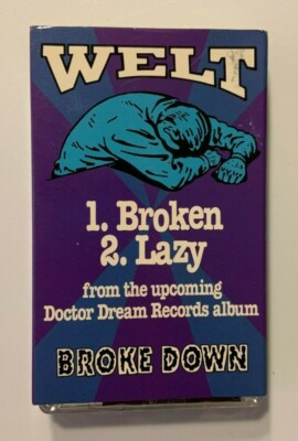 Welt ''Broke Down'' feat. ''Broken'' & ''Lazy'' - Ultra Rare Promo Cassette - New