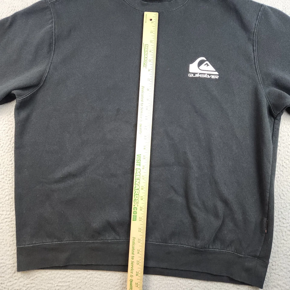 Sudadera Y2K Quicksilver Spell Out Logo Cuello Redondo Patinador Grunge BMX Para Hombres 2XL Foto 4 de 4