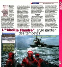 Coupure de presse Clipping 1998 Le Remorqueur l'Abeille Flandre (1 page1/3)