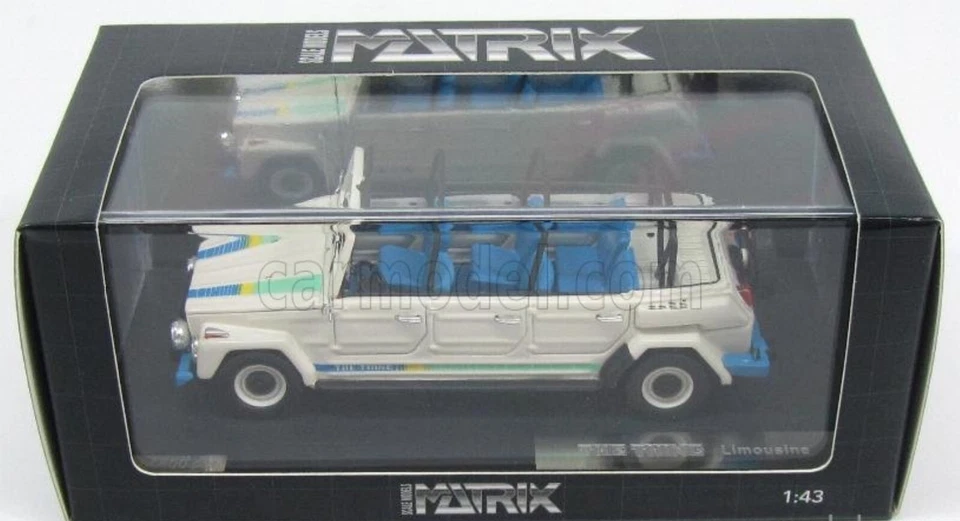 VW The Thing Limousine Bianca Matrix MX32105-051 1:43 Volkswagen Typ 181 1979 - Immagine 2 di 2