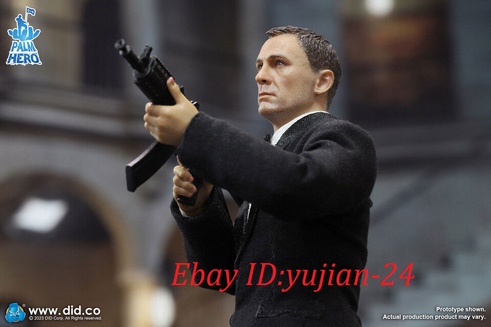 1/12 DID XT80018 Agent 007 M16 James Bond Male Action Figure In