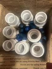 Praher Ball Valves, 2” Slip, Lot of 8