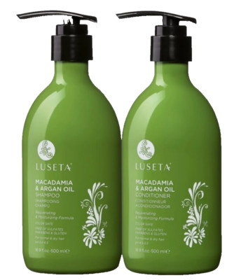luseta macadamia and argqn oil shampoo and conditioner