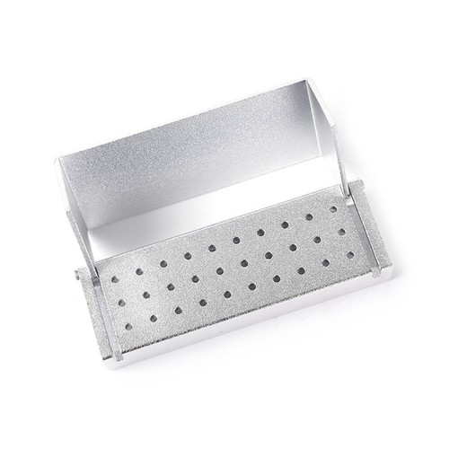 Supporto frese trapano dentale blocco autoclave scatola alluminio FG/RA 15/30 fori - Foto 33 di 58